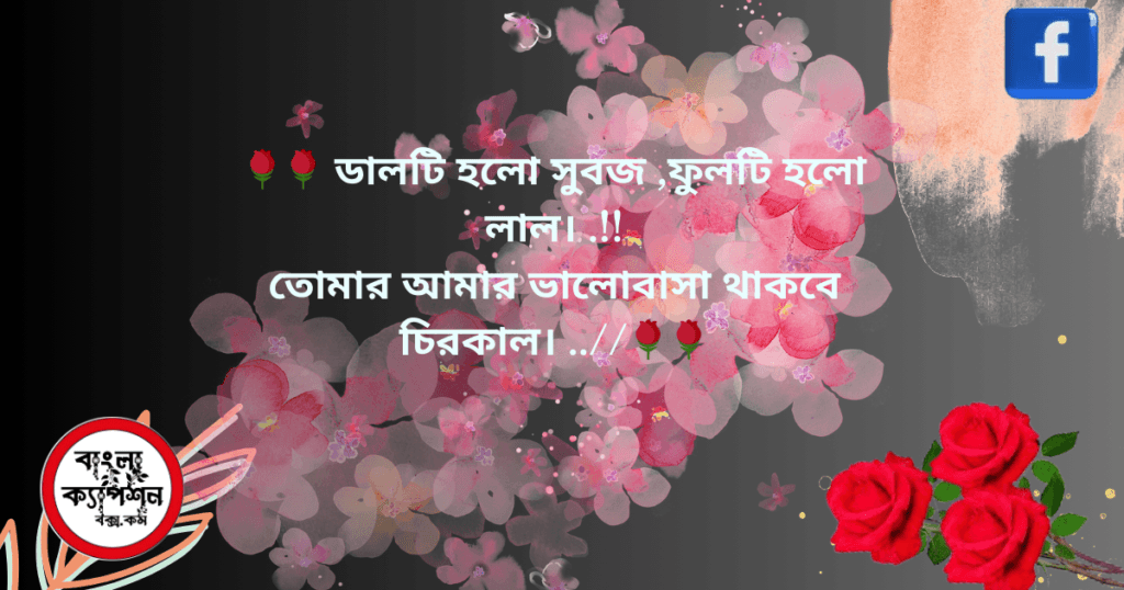 গোলাপ ফুল নিয়ে ক্যাপশন । Caption with rose flower