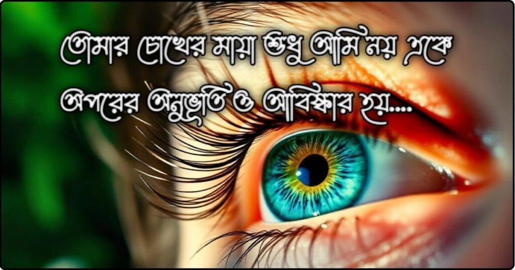 চোখ নিয়ে ক্যাপশন