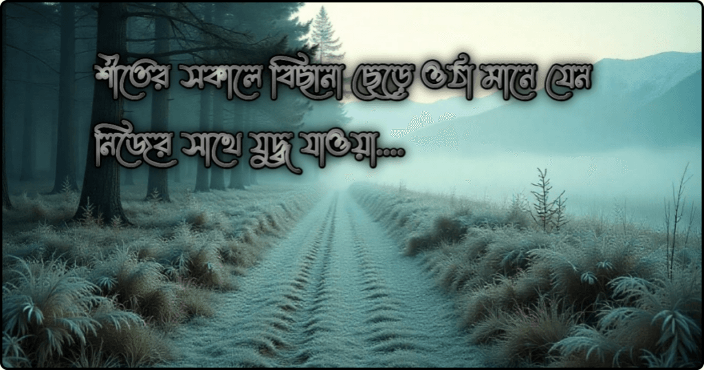 শীত নিয়ে রোমান্টিক স্ট্যাটাস